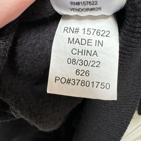 Womens Eddie Bauer Full Zip Hoodie Sweatshirt Sz Small Black Soft Pockets - Picture 5 of 5